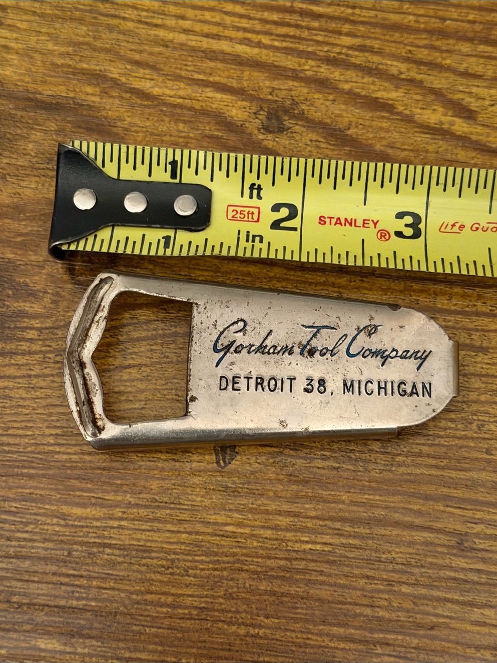 Vintage Gorham Tool Company Detroit MI Advertising Bottle Opener Industrial - Picture 4 of 5